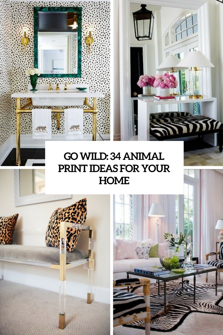 go wild 34 animal print ideas for home decor cover