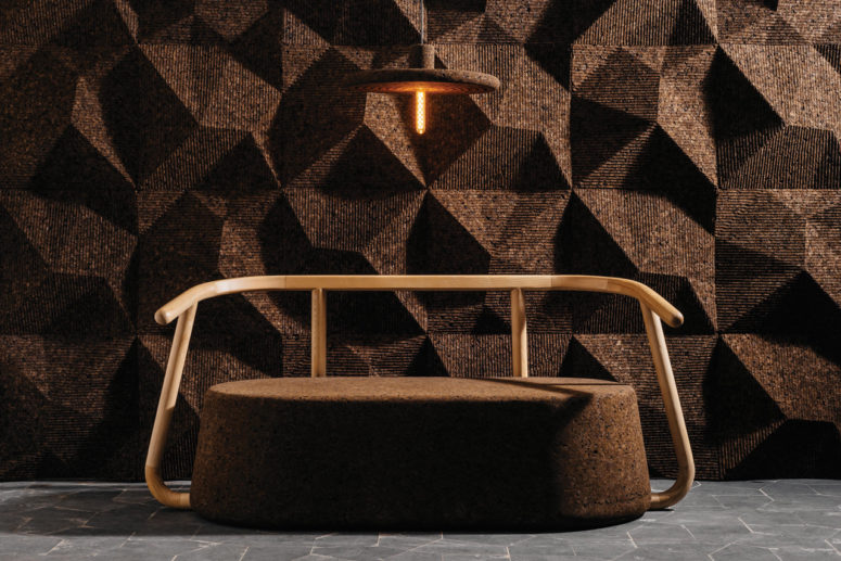 Sustainable Modern Cork Furniture Collection by DIGITALAB