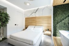 08 Touches of natural wood add to the relaxing nature of the bedroom