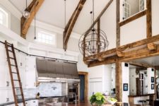 22 hanging lamps and lights lower is a great way to handle too high ceilings
