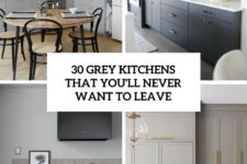 30 grey kitchens that you’ll never want to leave cover