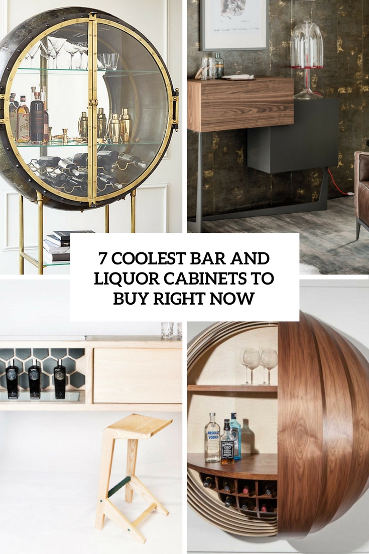 coolest bar and liquor cabinets to buy right now cover