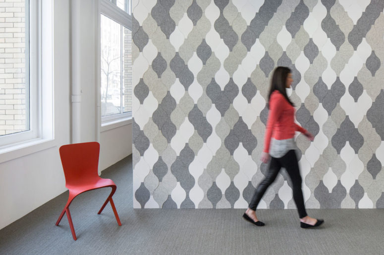 Eva Zeisel felt tile collection (via design-milk.com)
