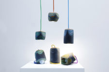 Feltology lamp collection by Lorenzo Polo