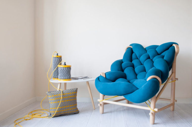 knit furniture by Veega Tankun