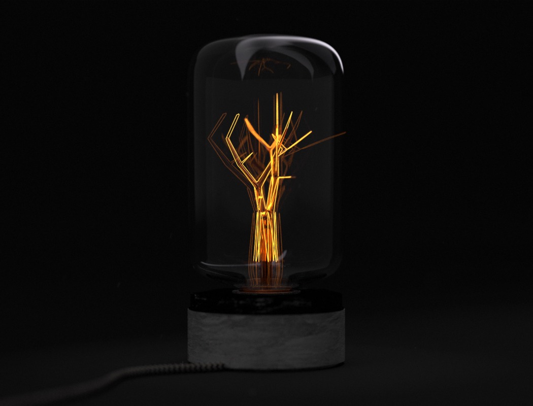 This lamp is called Light of Hope and it reminds of 78 million acres of rainforests that are burnt every year