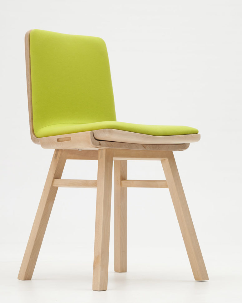 This is a nice seating solution for small spaces, where you can place many chairs but still need some, not just one