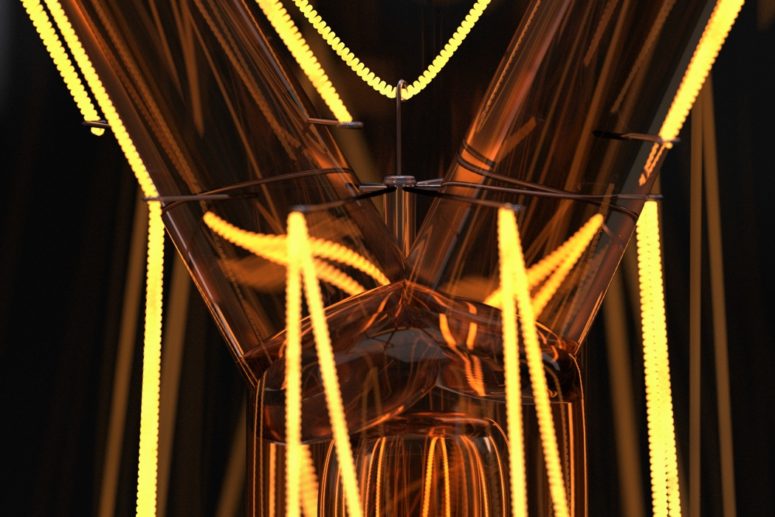 This is not just a lamp but an eco-frienly modern installation with great sense