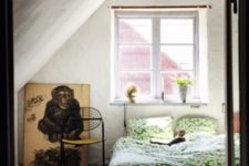cute attic bedroom design