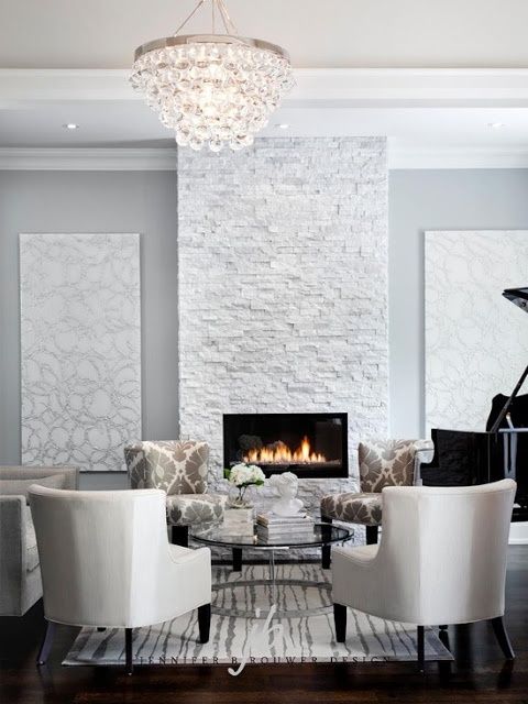 25 Stylish Ways To Clad Or Cover A Fireplace - DigsDigs