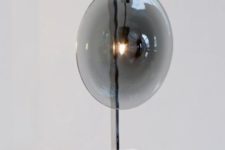 09 grey glass Orbe lamp looks veyr interesting and modern and will fit most of modern interiors