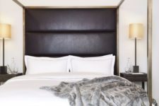 10 a gorgeous grey velvet bench adds chic and a luxe feel to the bedroom