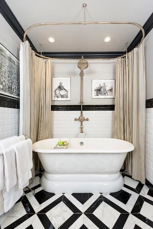 3 Tips And 23 Examples To Create An Art Deco Bathroom - DigsDigs