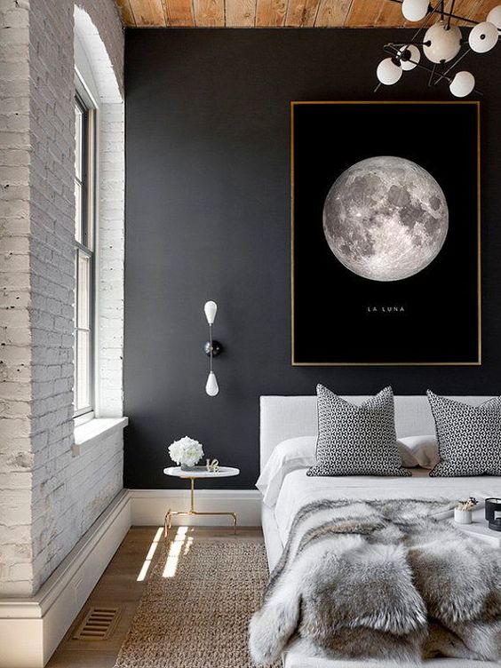 27 Stylish Bedrooms  With Black  Walls  DigsDigs