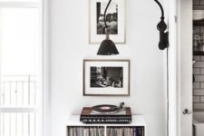19 a small nook used for storing vinyl and for playing it too – only for melomans and vintage lovers