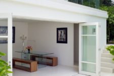 21 a folding wall is an ideal way to connect the space with each other any time you want