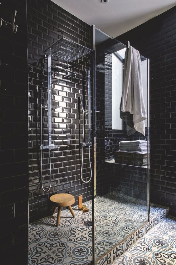 25 Chic And Stylish Bathrooms  With Black  Walls DigsDigs