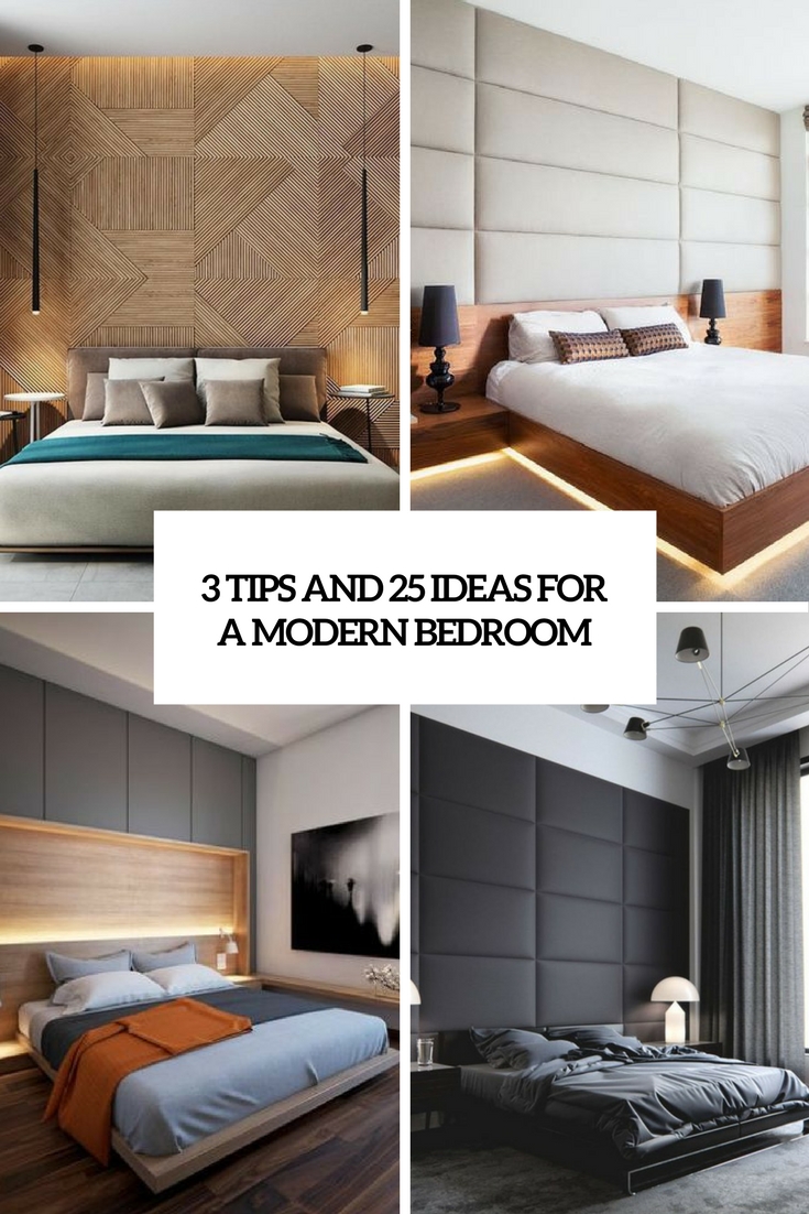 3 Tips And 25 Ideas For A Modern Bedroom - DigsDigs