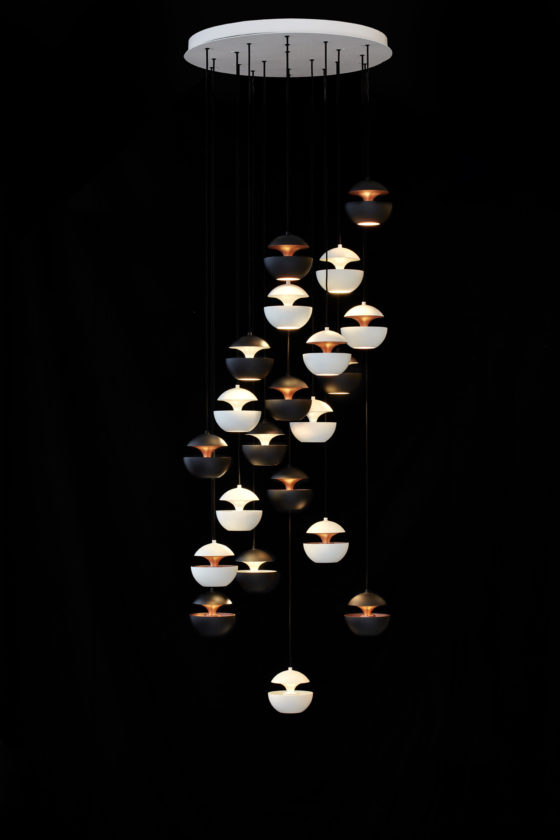 Here Comes the Sun Mini cluster in black and white is sure to catch everybody's eye