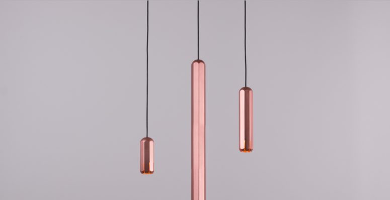 The lights are shaped after the octagonal turrets that embellish various buildings around London yet look modern and chic The lights are shaped after the octagonal turrets that embellish various buildings around London yet look modern and chic