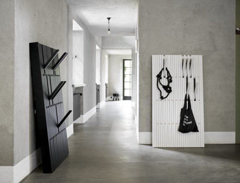 The piece can give you up to 48 hooks, so an entire party of guests will have enough space