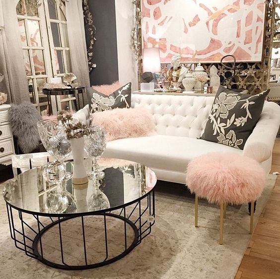 25 Swoon Worthy Glam  Living  Room  Decor  Ideas  DigsDigs