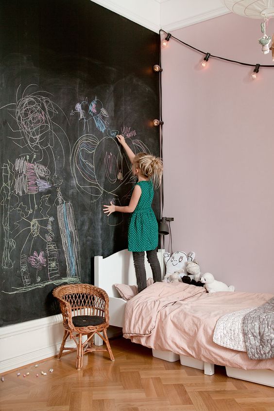 27 Ways To Rock A Black Wall In A Kid S Room