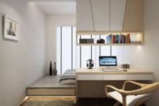 desk as a space divider