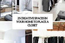 25 creative spaces in your home to place a closet cover