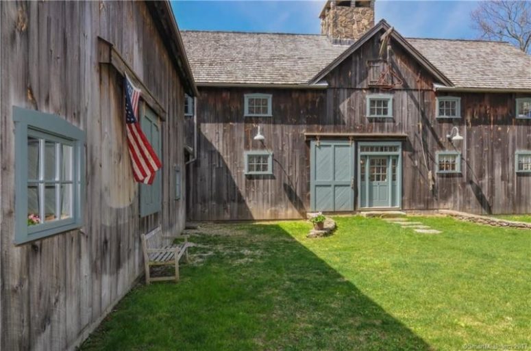 Rustic Vintage Home Built Of Two Barns