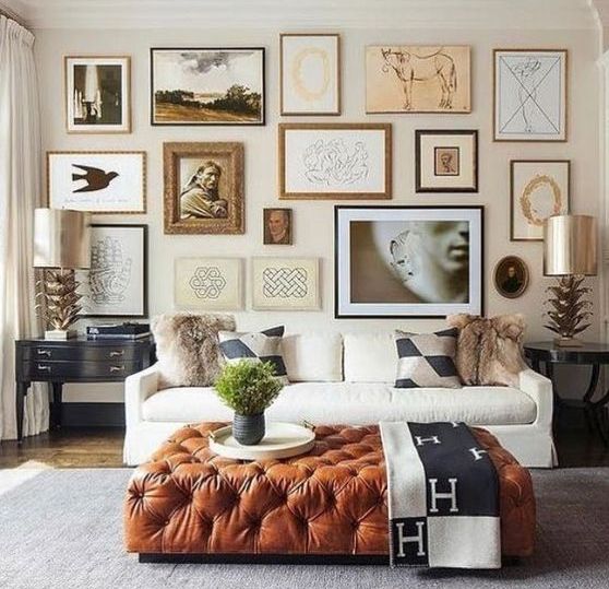 28 Edgy Leather Home Decor Ideas To Try, Living Room Decor Ideas Brown Leather Sofa