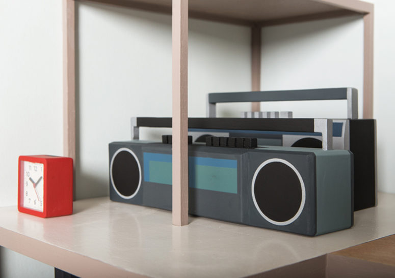 These objects are made by the designer of wood