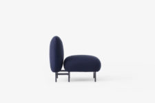 05 Navy Isole piece without armrests or tables