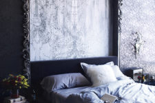 glam headboard for a glam bedroom