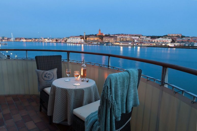 The views are amazing, and it's cool to have a glass of wine on such a balcony