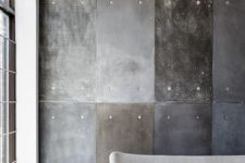 14 add a touch of industrial style with metal and concrete wall panels