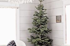 16 a huge tree with no decor in a galvanized bucket looks truly farmhouse-like