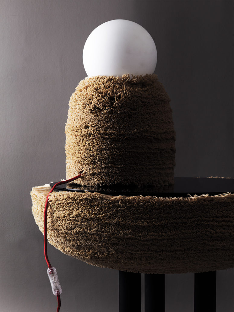 Ninho Furniture Collection Wrapped With Fur