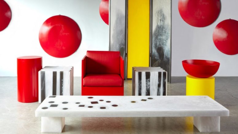 This super bold furniture collection is called Prime and is done in primary colors with bold and laconic shapes