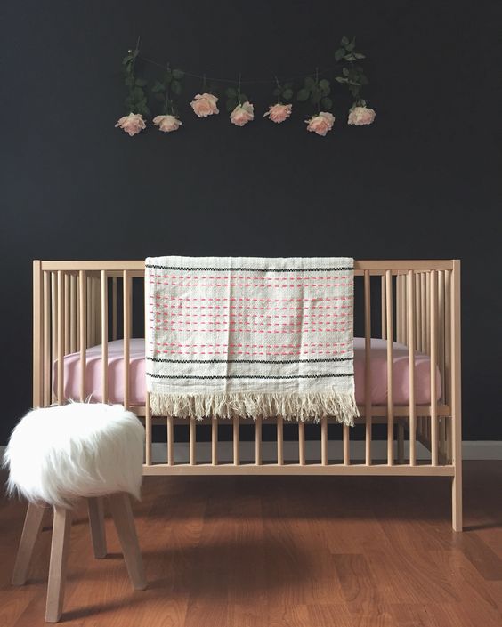 ikea baby girl nursery