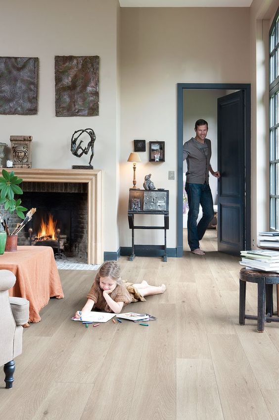 laminate is easy to maintain and can be used throughout the house in different rooms
