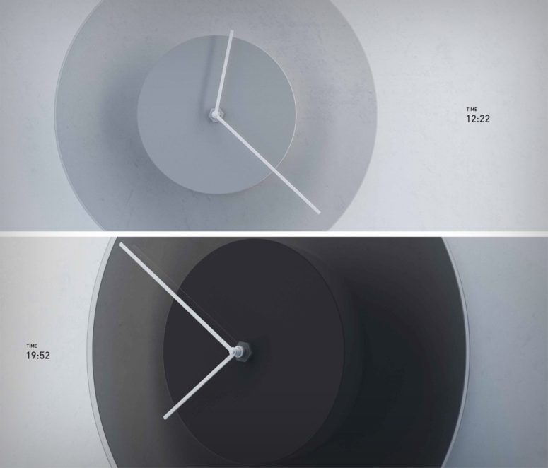 stylish modern clock design This is a nice clock for freelancers who work anytime they like including nights