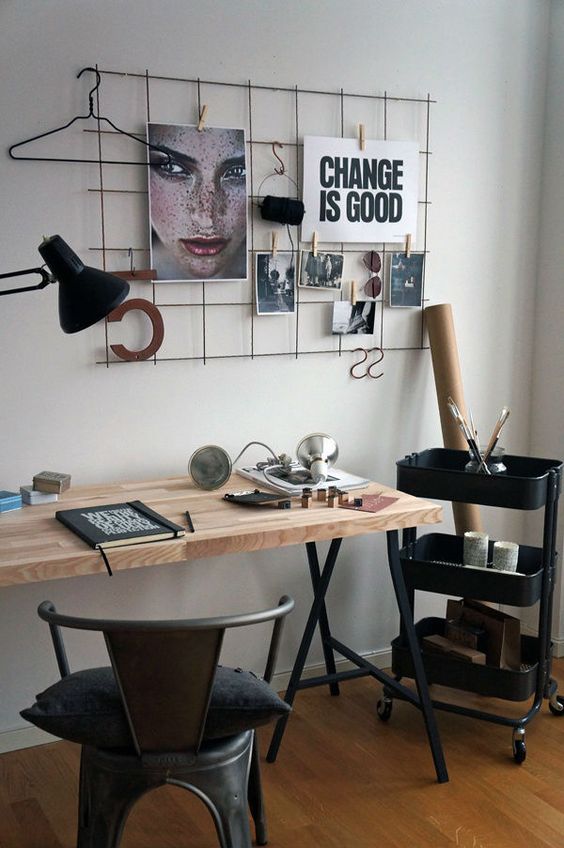 a large scale grid for a modern working space with an industrial feel