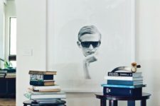15 your own oversized wall portrait is a great idea to make a statement