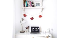 16 a simple workspace with a Micke desk and a wall shelf over it can be placed anywhere