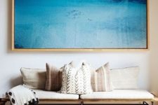 20 a sea artwork is always a win-win idea and will add a relaxing touch to the space