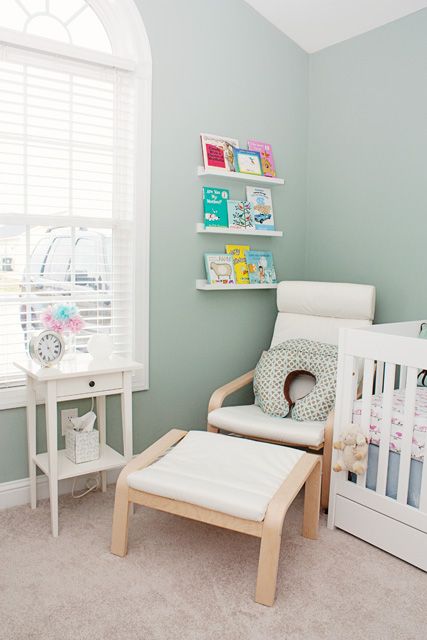 IKEA Poang chair is a great idea for a nursery to have a rest while your kid is sleeping