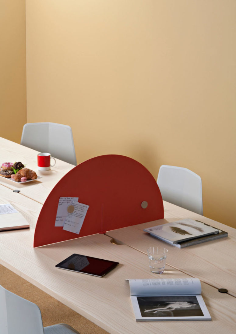 practical and multifunctional table design At home you can use it as a functional table for dining and working - just add a divider