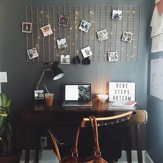 string lights for desk