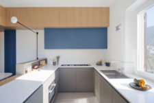 05 Making a large window and avoiding suspended cabinets filled the space with light